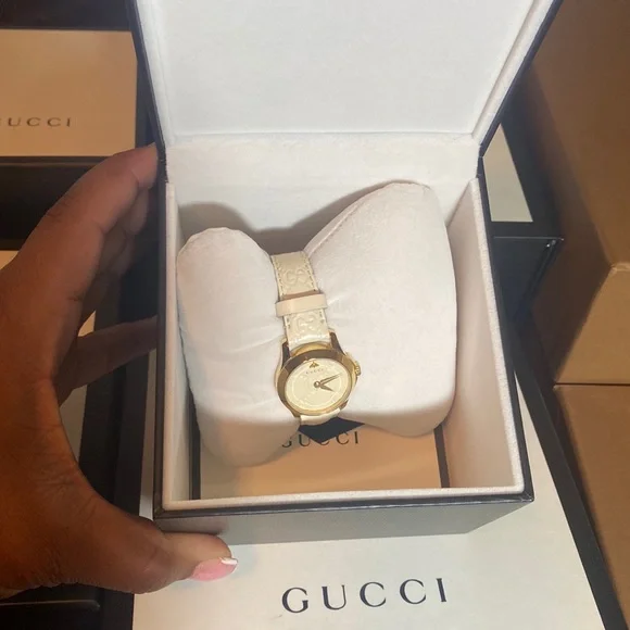Accessories | Womens Cream Gucci Watch | Poshmark display picture 1